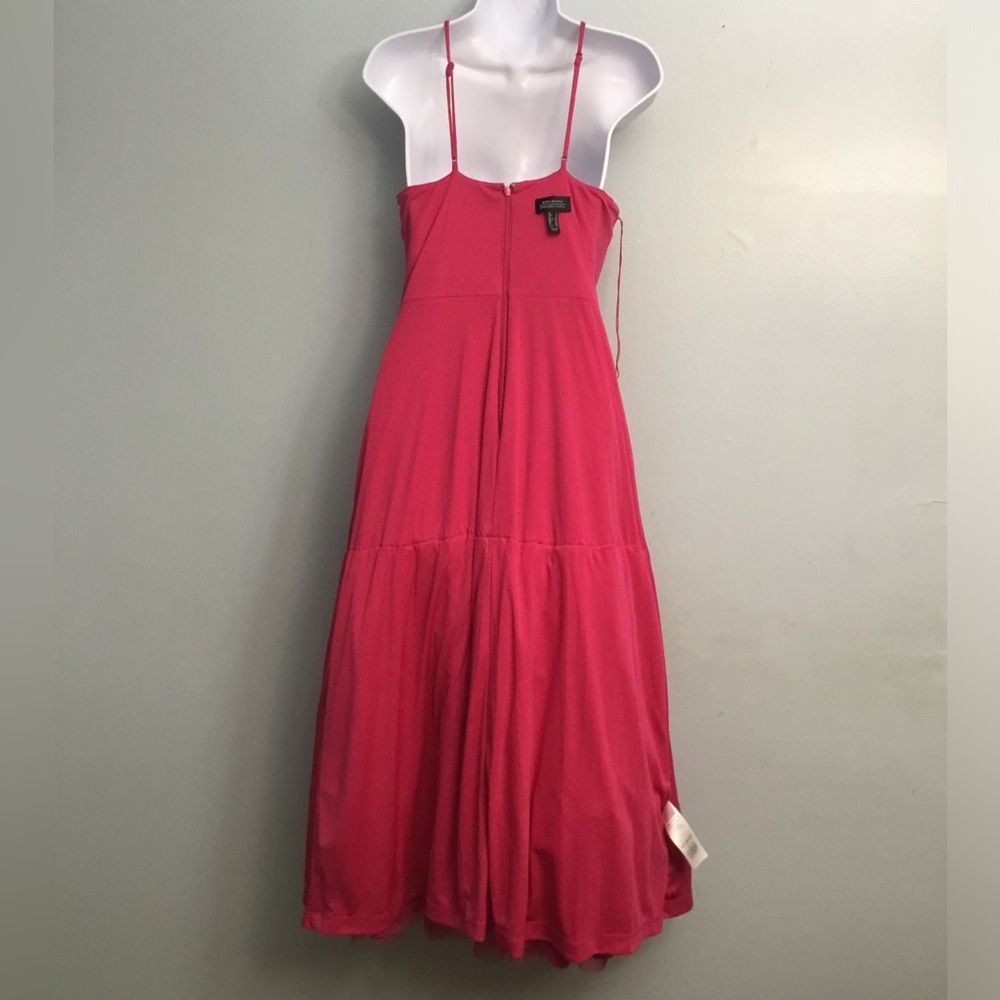 Adrianna Papell Red Halter Tiered Maxi Dress - Picture 8 of 16